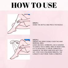 Honey Mousse Hair Removal Spray Gentle Moisturizing Foam Underarms Legs Smooth Skin Daily Use - Xịt tẩy lông Honey Mousse - Xem 8