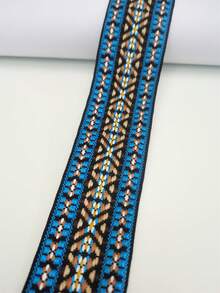 1m Length New Wide Jacquard Ribbon 5.0cm-5.5cm, Bohemian Style, Computer Jacquard Ribbon, Home Textile, Clothing, Decorative Trim, Harness, Handbag Accessories, DIY - Wide Jacquard Ribbon - View 11