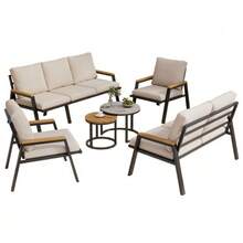 Patio Sofas - Grey - View 12