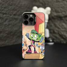 Funda para teléfono de la película de dibujos animados T-Teen T-Titans para iPhone 17 16 15 14 13 12 11 Ais/Pro/Max/Plus, cubierta protectora IMD de color. - sandía1 - Ver 3