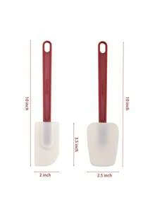 2pcs Heat-Resistant Silicone Baking Spatulas, 1pc Butter Scraper, 1pc Butter Knife, 1pc Salad Mixer, And Kitchen Baking Tools - View 14