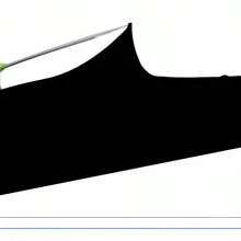 Summer UV Protection Arm Sleeves, Ice Silk Material With Fluorescent Design - Style 2 - View 2