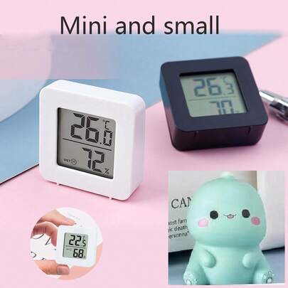 3个/2个/1个电子温度计，直观的温度和湿度显示，适用于室内、室外、卧室、餐厅、办公室、爬行动物饲养箱等场所。