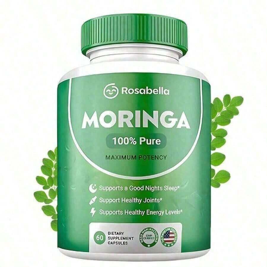 Moringa 60 Capsules - Enhances Immunity, Promotes Intestinal Health - 1 - View 1