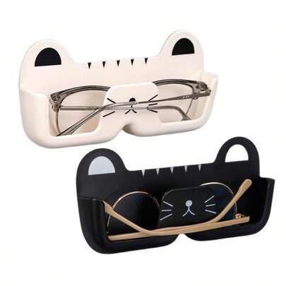 Hộp đựng kính thời trang 1 chiếc, thiết kế treo tường không cần khoan, thích hợp để cạnh giường, lối vào, phòng tắm, phòng ngủ, tủ, giải pháp tiết kiệm không gian, giá đựng kính, hộp đựng đồ tối giản, thiết kế thời trang, nhỏ gọn, hộp treo tường, hộp đựng đồ đa năng, dành cho người sống trong căn hộ.