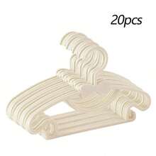 20pcs/40pcs Baby Clothes Hangers, Made Of PP Material, Newborn Clothing Hanger, Bow Decor Closet Storage Hanger, Sturdy, With Hook, Suitable For 0-10 Years Old Children, Essential Home Storage Accessory, Spring, Minimalist, Summer Tops Standard Hangers, Small Hangers, Hangers&Racks Hangers, Organization And Storage, Closet Organization And Storage Clothes Hanging Rack, Drying Rack For Clothes Clothes Rack, Clothes Hanger, Clothes Rack - Multicolor - View 14