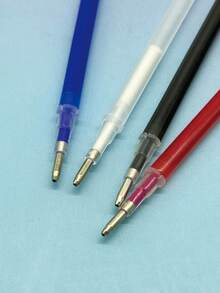 【8支/10支装】高温消失笔芯，缝纫标记工具，十字绣DIY勾线笔芯。高温熨烫即可去除颜色，有白色、红色、蓝色和黑色可选，广泛用于缝纫工艺、美术工具等。 - 高溫消失筆芯 - 查看 3