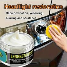 JB-XPCS Auto Headlight Restoration Polishing Kits Car Headlamp Scratch Remover Repair Paste Remove Oxidation Headlight Polish - A - View 2