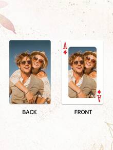 Customized Wedding Playing Cards, Personalized With Photos And Text, Wedding Playing Card Set, Party Game, Icebreaker, Celebration Souvenir, Anniversary Gift, Couple Photo Playing Cards, Gift For Him, Blank Playing Cards, Birthday Card - Multicolor - View 14
