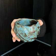 Personalized Ceramic Cup, Creative Cocktail Cup, High-Quality Small Cup, Retro Design Water Cup - Multicolor - View 14