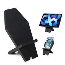 1pc Coffin Phone Stand | Phone Stand | Gothic Phone Display Stand | Weird Phone Stand | Phone Stand | Phone Charging Base | Halloween | Gothic Style - View 6