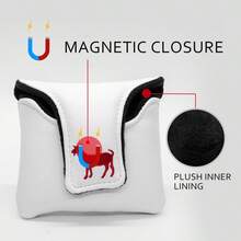 1 st #23 Mönster Kreativ Design Golfklubba Putterskydd, Utsökt Broderimönster, Mjukt Sammetsinredning Golfklubbhuvudskydd - Multifärgad - Visa 5