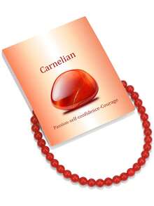 1pc Healing Crystal Bracelet For Women Men Natural Stone Beaded Stretch Bracelet Handmade Gemstone Reiki Spiritual Jewelry Gifts,Birthday Gifts, Fashion Jewelry Gifts, Friendship Gifts - 4mm - View 29