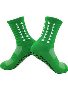 男士加厚缓冲中筒足球/篮球袜，防滑专业训练运动袜，吸湿透气 - 彩色 - 查看 16