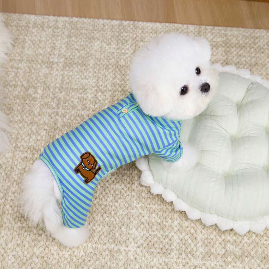 4-Leg Pet Clothes, Spring/Summer Outfit, Cat Apparel, Small Animal Costume, 4-Leg Loungewear