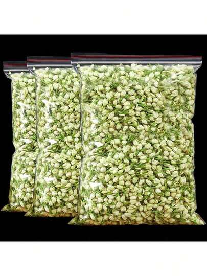 1pc 20/340g Candle & Dried Flower Fragrance Set, Handmade Jasmine Rose Potpourri, Suitable For Soap & Candle Making, Eternal Flower DIY, Festival Wedding Party Decor, Wardrobe Kitchen Shoe Cabinet Air Freshener, Dried Red Rose Petals For Foot Bath, Body Spa, DIY Crafts