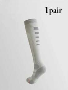 1双女士长筒压缩袜，专业跑步、运动、健身、骑行、羽毛球腿部压缩袜 - 彩色 - 查看 13