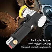 60Pcs Mini Random Orbital Air Sander Kit, Pneumatic Polisher With 1",2",3" Backing Plates, Sanding Discs & Buffing Pads For Car Polishing And Surface Sanding - Default - View 4