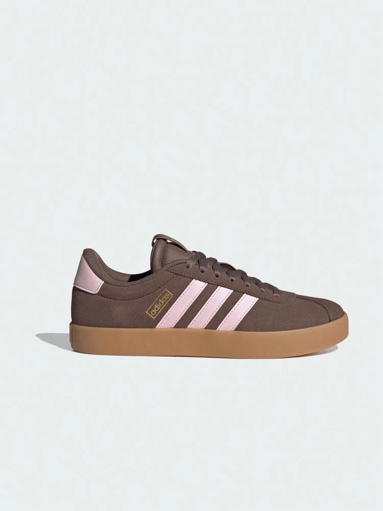 Adidas Zapatos deportivos casuales para mujer VL COURT 3.0, de caña baja IH6516 - Marrón - Ver 1