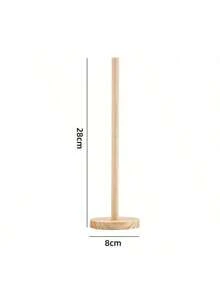 1pc Wooden/Stainless Steel Paper Towel Holder, Multi-Function Kitchen Paper Towel Rack, Wall-Mounted Paper Towel Dispenser Storage Rack, Suitable For Kitchen Cling Film And Plastic Bags, Applicable For Kitchen, Party, Home Dining, High-End Restaurant, Housewarming Gift - Multicolor - View 14