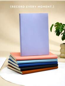5本彩色PU皮笔记本，便携式笔记本，适用于学校、办公室、旅行和创意素描 - 橫線本 - 查看 2