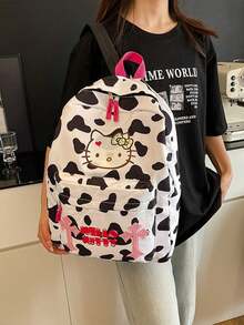 SANRIO Cartoon Backpack New Lightweight Delicate Hollekt, Kuromi Parent-Child Backpack, Back To School, Bookbag, Travel Bag, Fashionable School Backpack With Pencil Case, Kawaii Hello Kitty Backpack - Multiple Styles - View 1