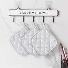 Miếng lót nồi, tấm lót cách nhiệt bằng cotton có thể giặt được, chịu nhiệt, dùng trong nấu nướng và làm bánh. - Xem 2