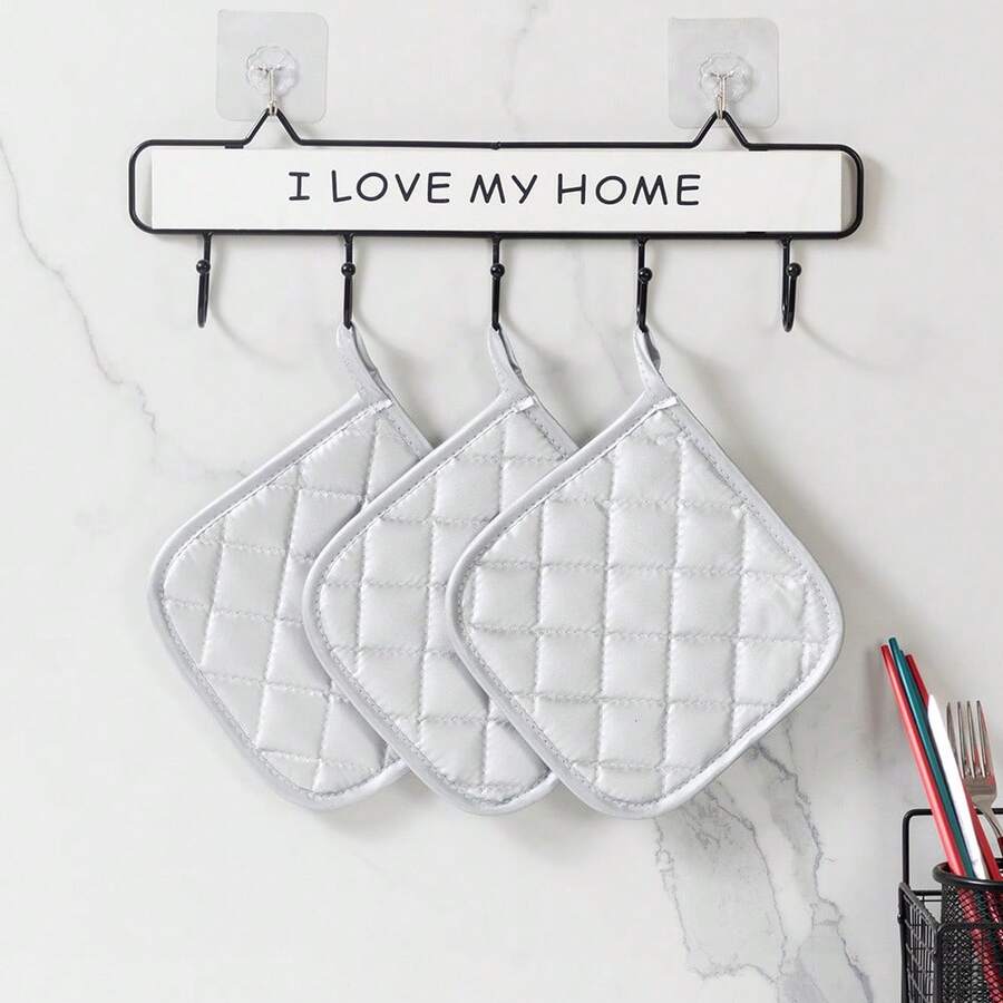 Miếng lót nồi, tấm lót cách nhiệt bằng cotton có thể giặt được, chịu nhiệt, dùng trong nấu nướng và làm bánh.