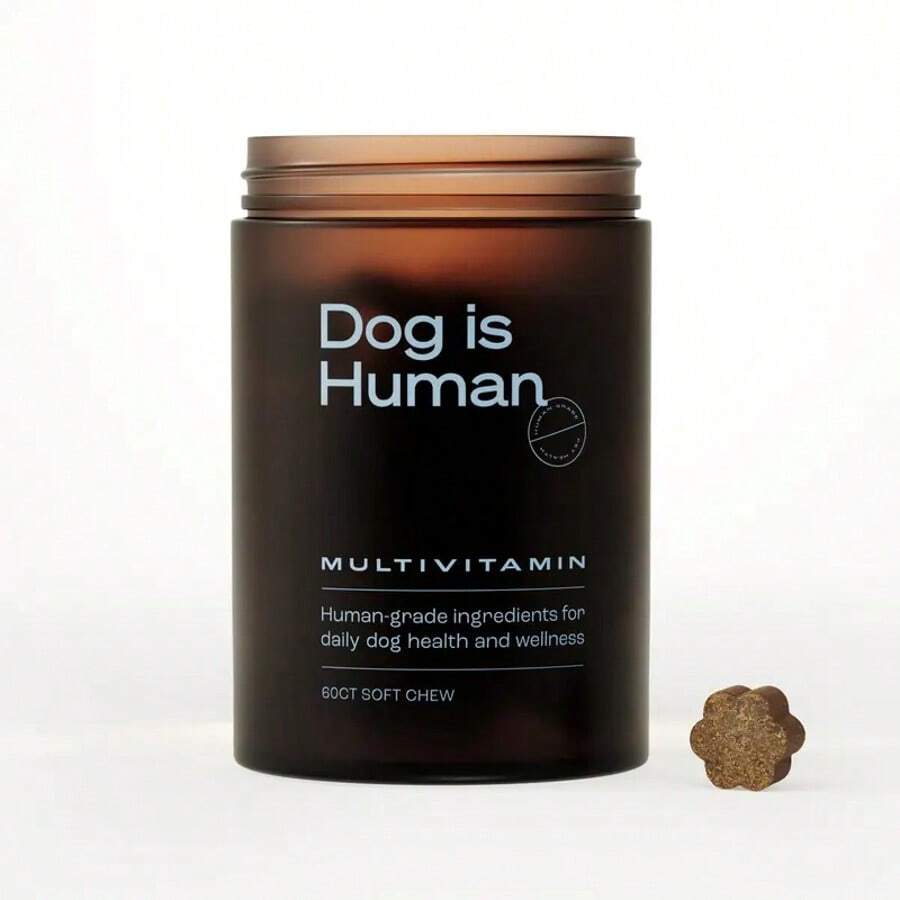 Multivitaminas diarias para perros D○G Is Human (Sabor a pollo) Grado humano, formulado por veterinarios, fabricado en Vermont - por defecto - Ver 1