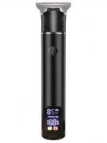 男士专业理发器，电动修剪器，带智能显示屏，1200mAh电池容量，Type-C充电，经久耐用，适用于胡须、鬓角和头发修剪，理想礼物 - 彩色 - 查看 13