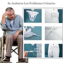 Orinal para ore Orinal ore de silicona reutilizable Orinal para ore con calzon y Antifugas con Recolector de 000 ml y 2000 ml para ospita Coces ajes Ca versal - como en la foto - Ver 5