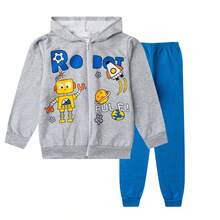 Children's/Teenagers' Winter Fleece Set (Ages 2-14) With Zipper And Hood - Blend - View 3