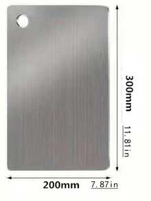High-Quality Stainless Steel Cutting Board Set - Durable, Easy To Clean, Essential For Kitchen And Outdoor, Space-Saving, Anti-Rust, Suitable For Food - Silver - View 15