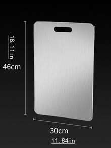High-Quality Stainless Steel Cutting Board Set - Durable, Easy To Clean, Essential For Kitchen And Outdoor, Space-Saving, Anti-Rust, Suitable For Food - Silver - View 12
