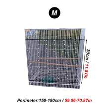 Tấm che lồng chim trong suốt với họa tiết bầu trời sao chống thấm nước - Ngăn ngừa hạt rơi vãi và giữ cho khu vực sạch sẽ. - Xem 9