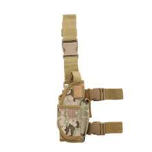 Funda Universal para Pistola de Pierna Derecha, Bolsaáctica para Pistola de Muslo, Arnés para Piernas para Todas las Pistolas - CP - Ver 13