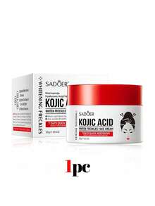 SADOER 果酸面霜，高保湿面霜，蕴含酪氨酸、维生素C和玫瑰果油 - 滋养紧致，面部及身体凝胶，淡化雀斑、黄褐斑，天然成分，保湿温和（1支果酸面霜），均匀肤色，舒缓干燥浅褐色肌肤 - 低致敏性，不含酒精，不刺激 - 适合所有肤质，男女通用（100毫升以上） - 粉紅色 - 查看 8