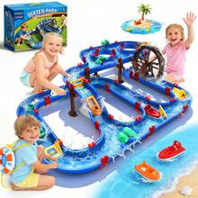 Large Water Table Toys For Kids Summer Outdoor Toys For Backyard, Lawn, Beach, Pool, Outside Activity Funs Easter Gifts For Boys Girls - Blue - View 2