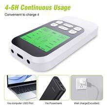 Upgraded Color Screen Dual Channel TENS+EMS Muscle Toner, 10 Modes 30 Intensity Levels, USB Rechargeable | Relieve Fatigue, Relax Muscles, Ideal Home Gift - Xem 6