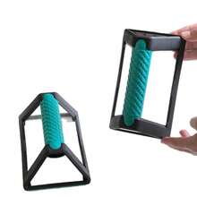 2pcs 110lbs Capacity Push Up Bars, Non-Slip Triangular Support Pushup Stands, Fitness Strength Training Handles - Multicolor - View 3