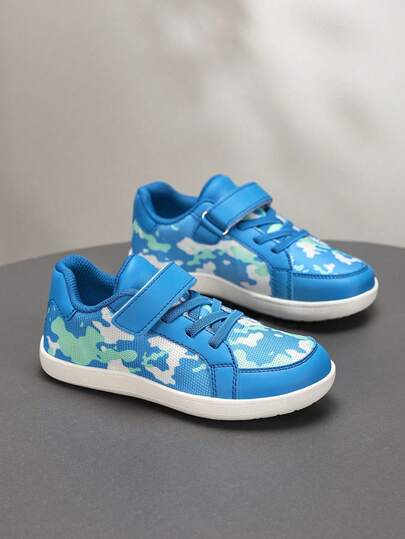 Children's Fashionable Solid Color Leather Casual Sneakers, Non-Slip, Durable, Comfortable, Soft Running Shoes, 1 Pair Suitable For Little Girls Outdoor Leisure Sports Shoes