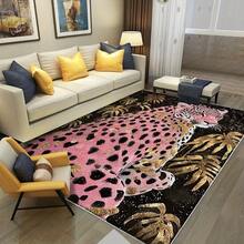 Luxurious Flowers And Exquisite Tigers Pattern Flannel Carpet, Vibrant And Energetic , 2D Digital Printing, Non-Slip Rubber Bottom, Multiple Sizes Available. Suitable For All Seasons, Washable, Machine Washable, Comfortable, Unique, Suitable For Him, Her, Family Members, Boyfriend, Girlfriend, Father, Family Members, Mother, Lover, Daughter, Son, Grandfather, Grandmother, Teacher, Doctor, Nurse, Friend, Classmate, Pet. As Birthday Gifts, Household Items, Wedding Items, Souvenirs, Home Decoration, Daily Life, Office Decoration, Birthday, Anniversary, Valentine's Day, Thanksgiving, Graduation Season, Christmas, Halloween, Mother's Day, Father's Day, Wedding, New Year Gift Decoration. Suitable For Shopping Centers, Restaurants, Kitchens, Bathrooms, Living Rooms, Bedrooms, Corridors, Balconies, Outdoor Doors, Door Mats, Entrance Mats, Non-Slip Mats, Offices, Cafes, Piano Room Floor Decoration - 多色11 - 查看 4
