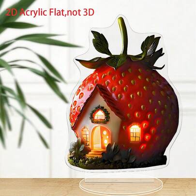 2D Flat Fantasy Dragon Acrylic Desktop Decor, Suitable For Home, Office, Cafe, Cute Tabletop Decoration