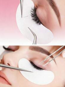 200/100/50/25/10对睫毛嫁接隔离贴套装，透气睫毛分离贴，适用于化妆、面膜、眼膜和美容工具。适用于家庭、旅行、美睫沙龙和专业睫毛嫁接。 - 彩色 - 查看 9