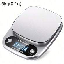 SOKANY Báscula de cocina digital, 4 unidades (G/Oz/Lb), pantalla LCD, 2 baterías AAA, conversión de unidades. Herramienta precisa para hornear y cocinar, accesorio esencial de cocina. - Báscula de cocina - Ver 12