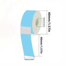 P15 Label Printer Sticker 12*40mm Label Tape Thermal Printer Paper 160pcs/Roll Compatible Phomemo D30 Marklife P12 P11 Labelle - 12*40 - View 15