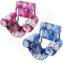 1/2 chiếc Phao bơi bơm hơi chịu lực, Ghế nằm hồ bơi bơm hơi dành cho người lớn với thiết kế lá nhiệt đới, Tiệc tùng mùa hè vui vẻ dưới nước cho hồ bơi, bãi biển, hồ, thư giãn | Thiết kế sống động | Lưới thoải mái, Ghế bãi biển dành cho người lớn Pc/ - Nhiều màu - Xem 15