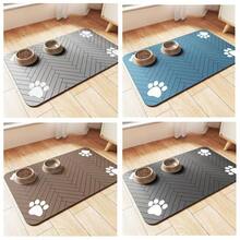 Silica Gel Pet Feeding Mat, Dog/Cat Food Placemat - Multicolor - View 11