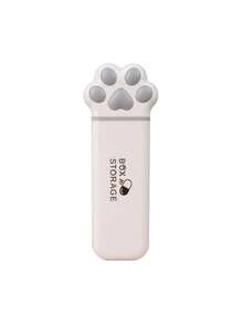 Creative Mini Cat Paw Pill Box - Portable Daily Medication Storage Box, 3-Compartment Design, Suitable For Travel, Home Organization And Storage, Ideal For Daily Medication Management. This Portable Pill Box Can Be Placed Independently, Made Of Plastic Material, No Electricity Required, And Also A Cute Multi-Functional Jewelry Storage Box. - Multicolor - View 13
