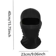 2 件装薄款拉法帽滑雪面罩头套全脸面罩防风防晒防紫外线帽男女通用 - 彩色 - 查看 6